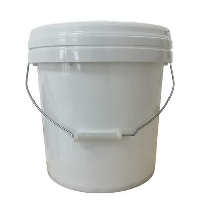 8L Rundblauer Plastikbehälter mit Deckel 2 Gallonen Eimer Dicke 1,0 bis 2,5 MM Blau