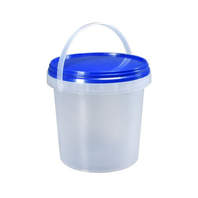 1L Plastikbecken für Eis und Joghurt Rotfarbe IML-Druck 1,0-2,5 mm Dicke