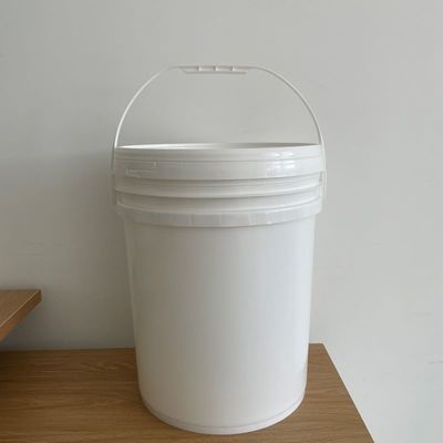 Seidenbildschirmdruck Runder Plastikbehälter mit Metallgriffe 3L 4L 5L 8L 10L 5 Gallonen