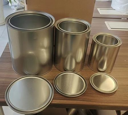1L-5L individuell aus Polypropylen gefertigte Runde Metalldose für Farbsauce und Lebensmittel