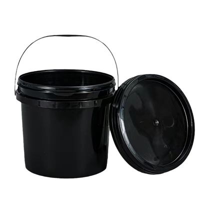 5 Liter runde Plastikbehälter für Pickel Distributionslösung in kundenspezifischen Lebensmittelbehälter