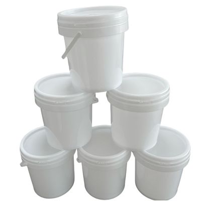 5 Liter runde Plastikbehälter für Pickel Distributionslösung in kundenspezifischen Lebensmittelbehälter