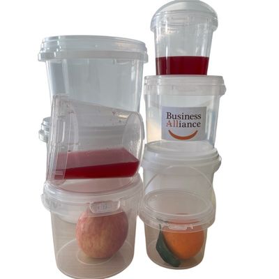 2L 3L 4L 5L Popcorn Bucket Plastikbehälter mit Seidenfilter/Wärmeübertragung/IML-Druck