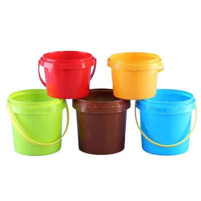 5L Lebensmittel-Plastikbehälter mit leicht zu öffnendem Deckel und runden Form aus HDPE-Material