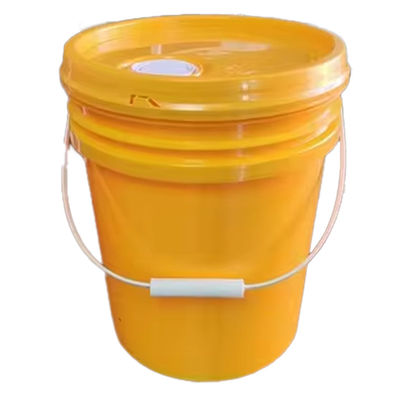 Custom 5 Gallonen Fett Plastik Eimer mit Deckel Griff und Wärmeübertragung Druck