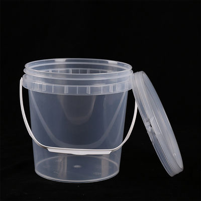 Durchsichtige Zubehörbehälter Eimer Deckel und Griff für 1-5L Lebensmittelsicherheit Plastikbehälter Joghurt Milchbehälter