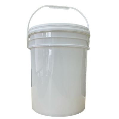 Runder und langlebiger 18 Liter 5 Gallonen Plastikbehälter mit Spüldeckel für Farbverpackungen