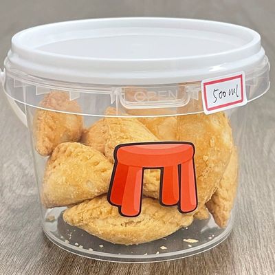 China Kunststoffbehälter Fabrik Lieferung Mini-klaren Kunststoffbehälter Eimer