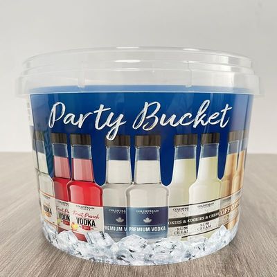 1 Liter Eimer Plastikbehälter mit Deckel