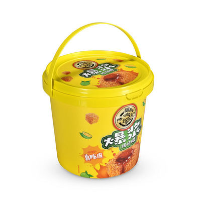 Yogurt Süßigkeiten Becken Kunststoff Eimer 300 ml 500 ml 1L Weiß Behälter mit Deckel