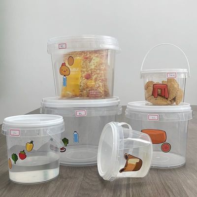 Fabrikpreise Kunststoffbehälter 1L 2L 3L 4L 5L Lebensmittelbehälter
