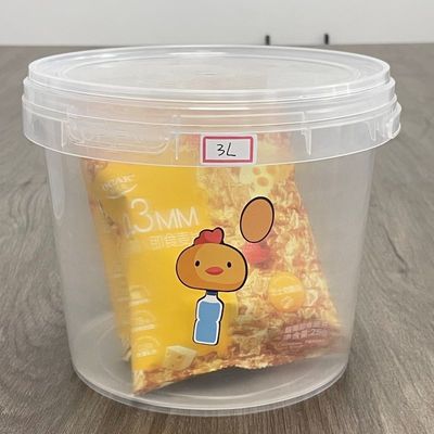 China Kunststoffbehälter Fabrik Lieferung Mini-klaren Kunststoffbehälter Eimer